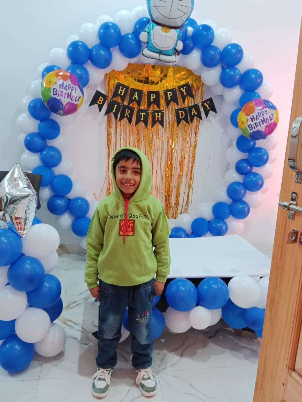 Ayansh engaging in therapy activities at Rebirth Charitable Trust